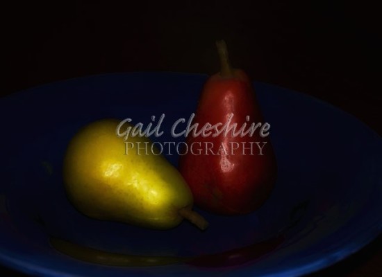 Yellow and Red Pear